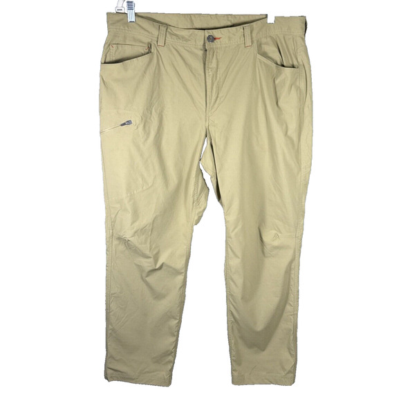 LL‎ Bean Pants Mens 40x30 Tan Water-Resistant Cresta Hiking Standard Fit Outdoor - Picture 1 of 7
